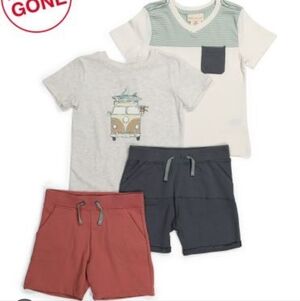 Rorie Whalen Adventure Van Matching Set - Cream, Gray, and Brown